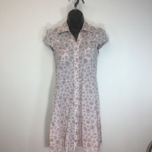 Kimchi & Blue XS Pearl Snap Pink Western Dress